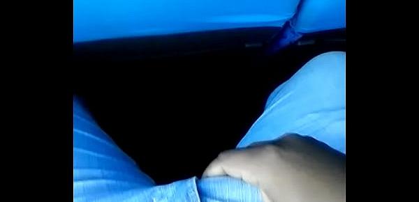  Grabbing cock in the bus